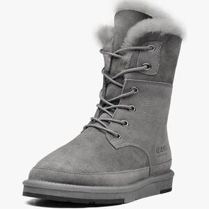 Women's Gray Winter Boots